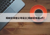 蚂蚁区块链公司设立[蚂蚁区块链nft]